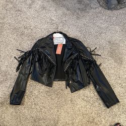 Faux Leather Jacket - Country - M