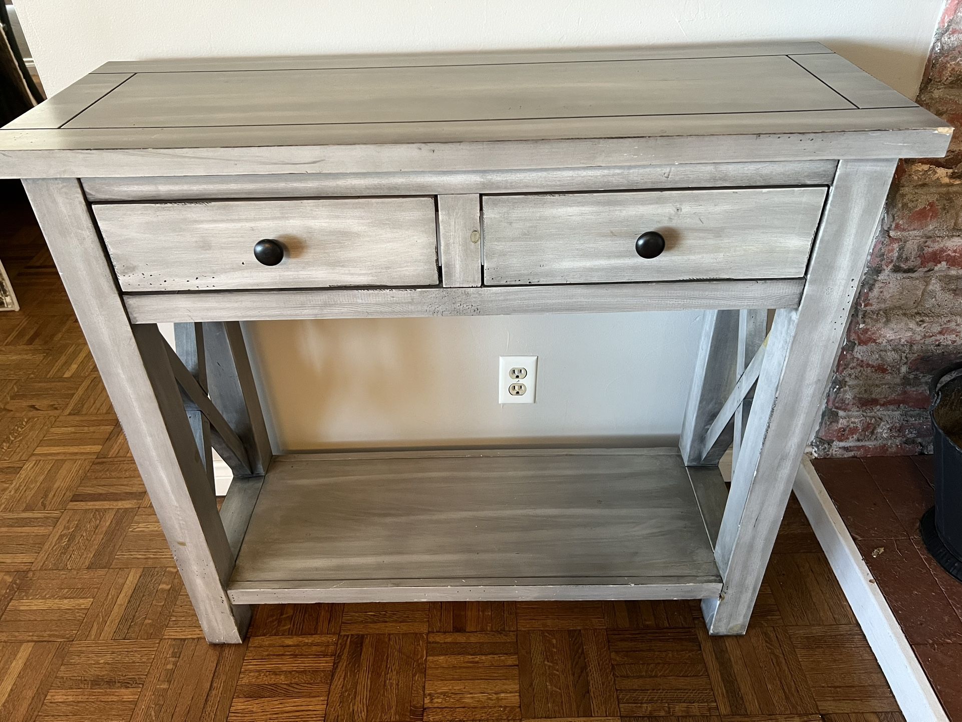 Grey Entry Table