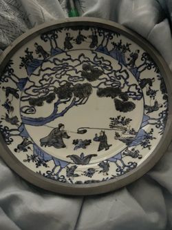 Chinese Blue and White Plate