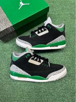 JORDAN 3 PINE GREEN SIZE 9