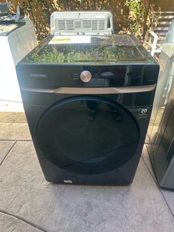 BLACK SAMSUNG FRONT LOAD WASHER