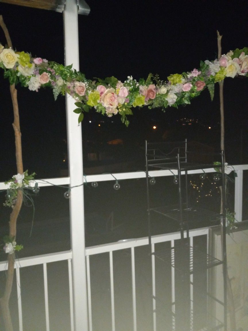 ARTIFICA L  Floral Wedding Arch-Alter