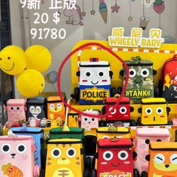 WHEELY BABY Police Backpack 