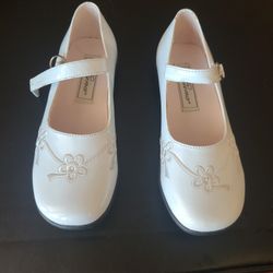 New Dressy White Mary Janes
