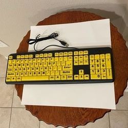 EZ Eyes Large Print Keyboard