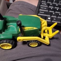 John Derek Learning Curve Tractor With Hay Fork