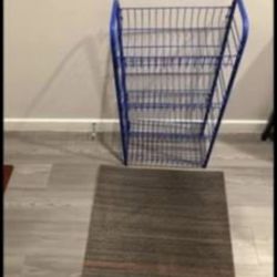 shoe rack and door mat