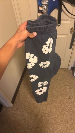 Real denim tear sweats navy blue