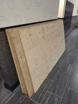 Plywood 3/4 and 1/×