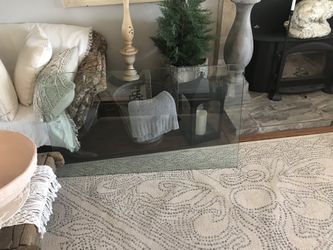 GLASS TABLE TOP - 4ft Long x 2ft 4” Deep x 1/2” Thick