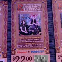 Renaissance Festival Tickets 