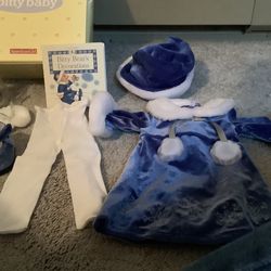 American girl Bitty baby Silver belles Set NIB