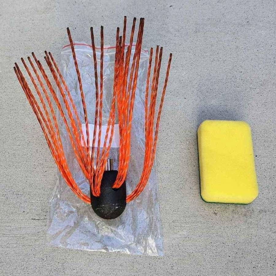 Vevor 24 foot fireplace chimney cleaning sweep brush kit with 8 nylon flexible rotary rods RENT/BUY