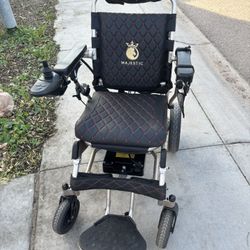 Majestic IQ-8000 Folding Electric Wheelchair 