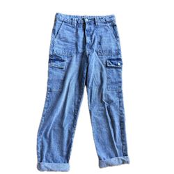 Harper Women's Blue Boyfriend Jeans
