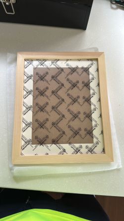 Set of 4 unpainted wood 8x10 picture frames