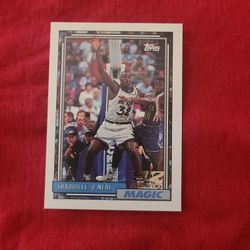 Shaq Topps Rookie Card 