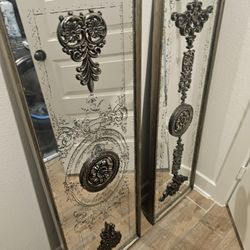 Framed Glass Decotative Decor