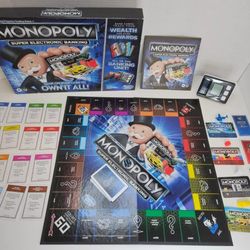 Monopoly Super Electronic Banking Board Game
