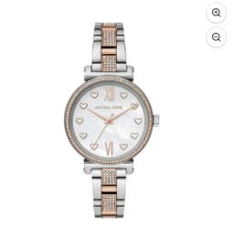 Michael Kors Sofie 36mm Two Tone Steel White  MK4458 (original market $285)