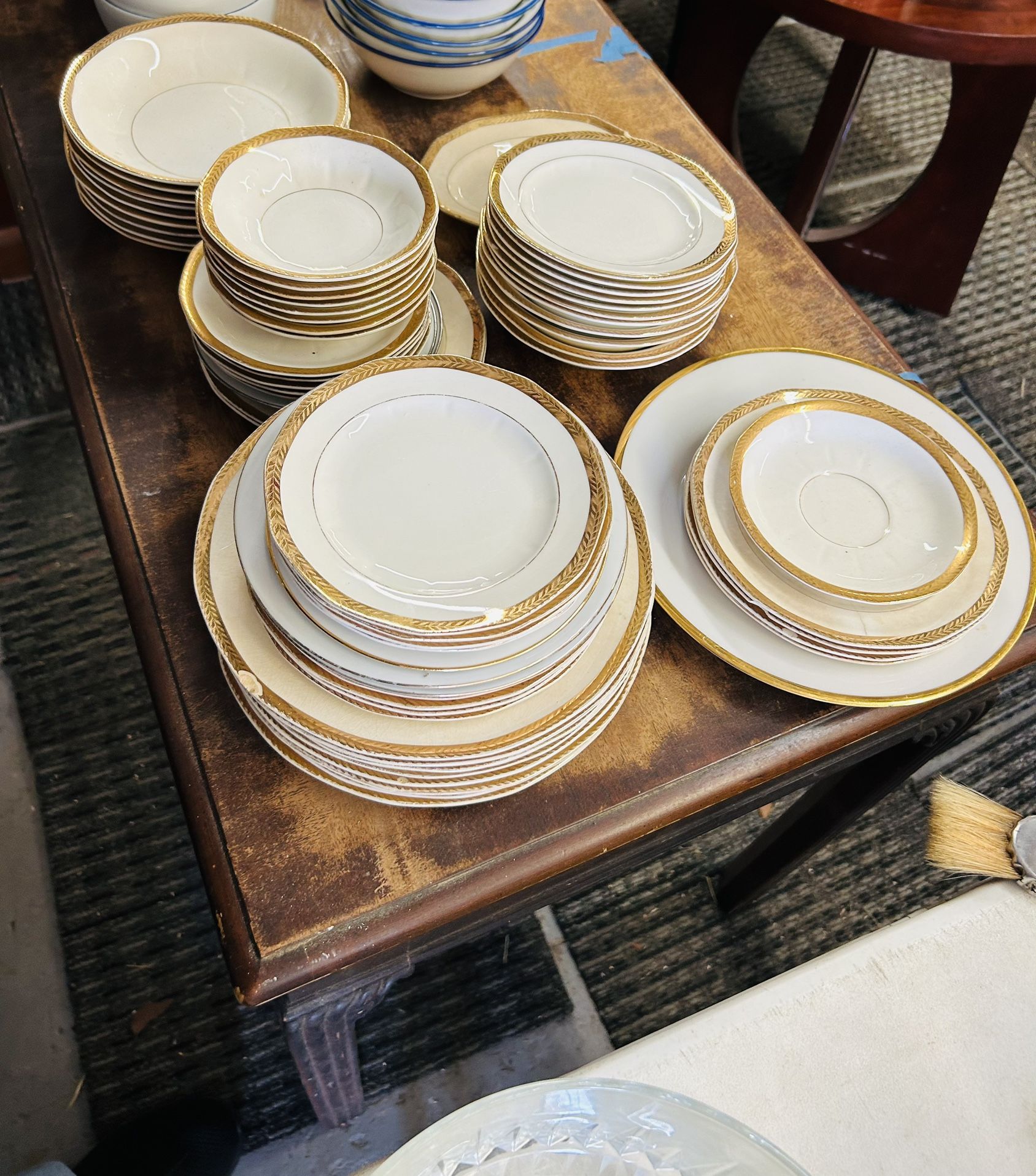 Le Roi Plate Set 18k Gold
