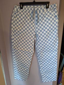 Vans Checkered Cargo Pants Size Large