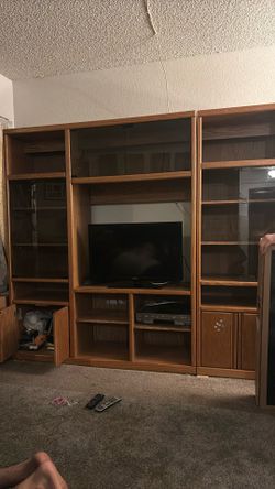 Wood Entertainment Center