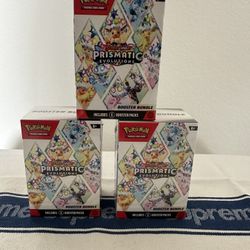 Pokemon Prismatic Booster Bundles 