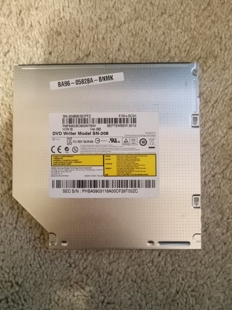 Toshiba Samsung SN-208 internal DVD writer drive