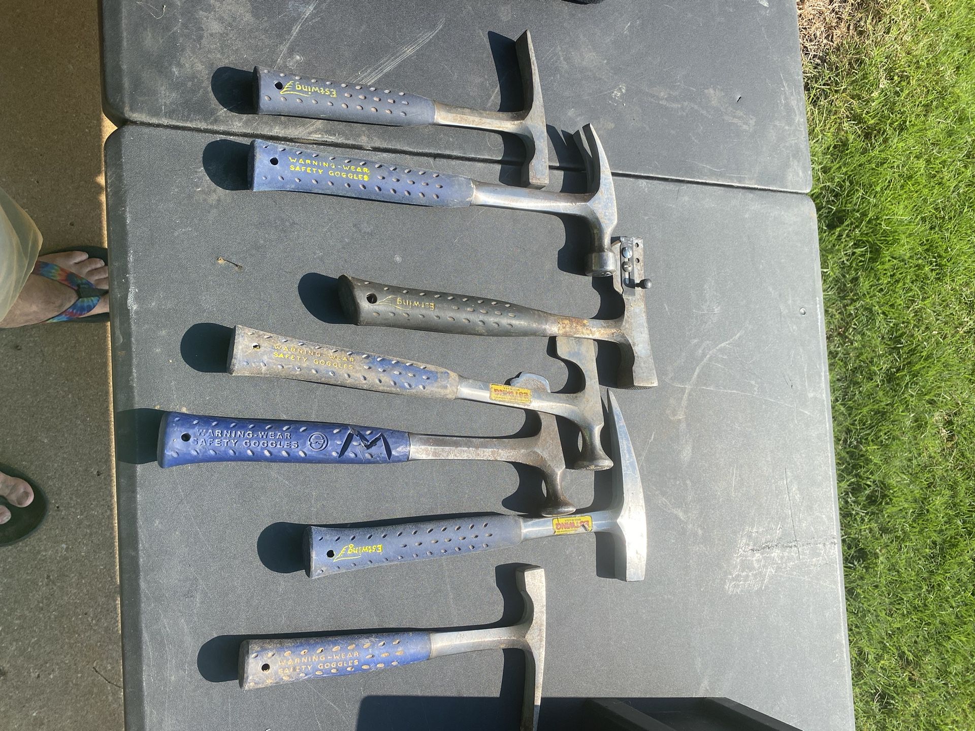 7 Estwing Hammer Lot