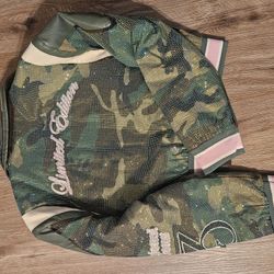 
AKIRA Limited Edition Camo Rhinestone Jacket 