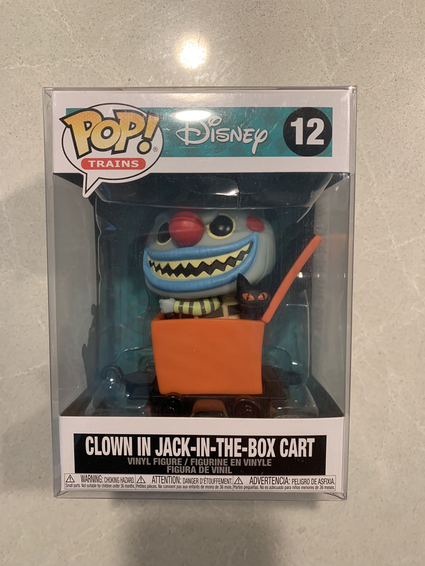 Clown Jack In The Box Cart Funko Pop *MINT IN HAND* Shop Exclusive Disney Nightmare Before Christmas Train 12 with protector NBC