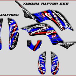 Yamaha Raptor 660 Graphic Kit 