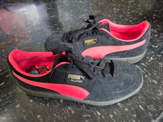 Puma Palermo Sneakers Black Pink Suede