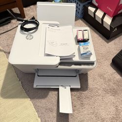 Mint Condition HP Deskjet 4255e All In One WIFI Printer, Scanner, Copier. Includes 1 Year Warranty & 1 New Color & 2 Black Ink Cartridges.