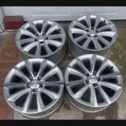 4 - 18x8 5x115 5x4.5 Buick Lucerne Stock Chrysler 300 Charger Wheels Rims Only!!!!!!