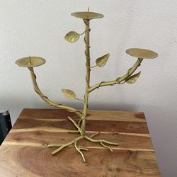 Gold Candle Holder