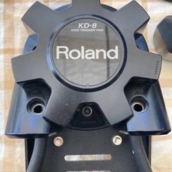 Roland V-Drums KD-8 Electronic Bass Kick Trigger Pad for Drum Set