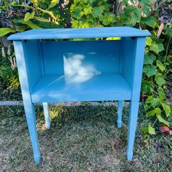 Shabby Chic Blue Night Stand/End Table