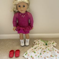 American Girl Doll Sparkling Ballerina Costco Exclusive With Outfits