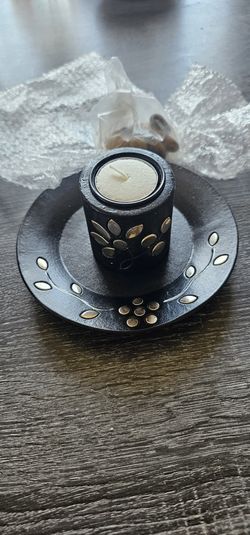 Wooden Candle Holder