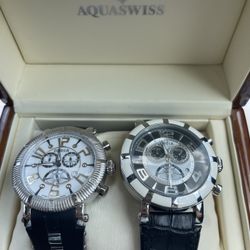 Aquaswiss Watches - Chronograph 50mm Bezel - $150 Takes All 3