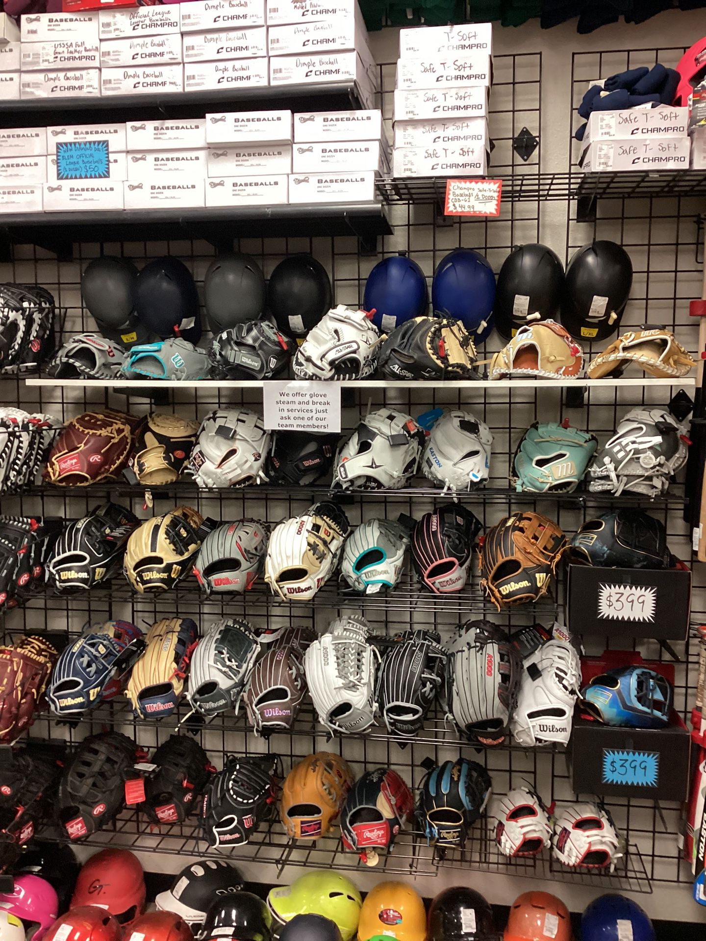New And Used Adult And Youth Baseball & Softball Gloves (PRICES & SIZES VARY)