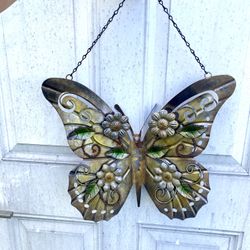 Metal Butterfly Wall Hanging