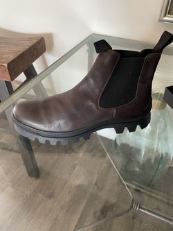 Karl Lagerfeld Brown Leather Boots