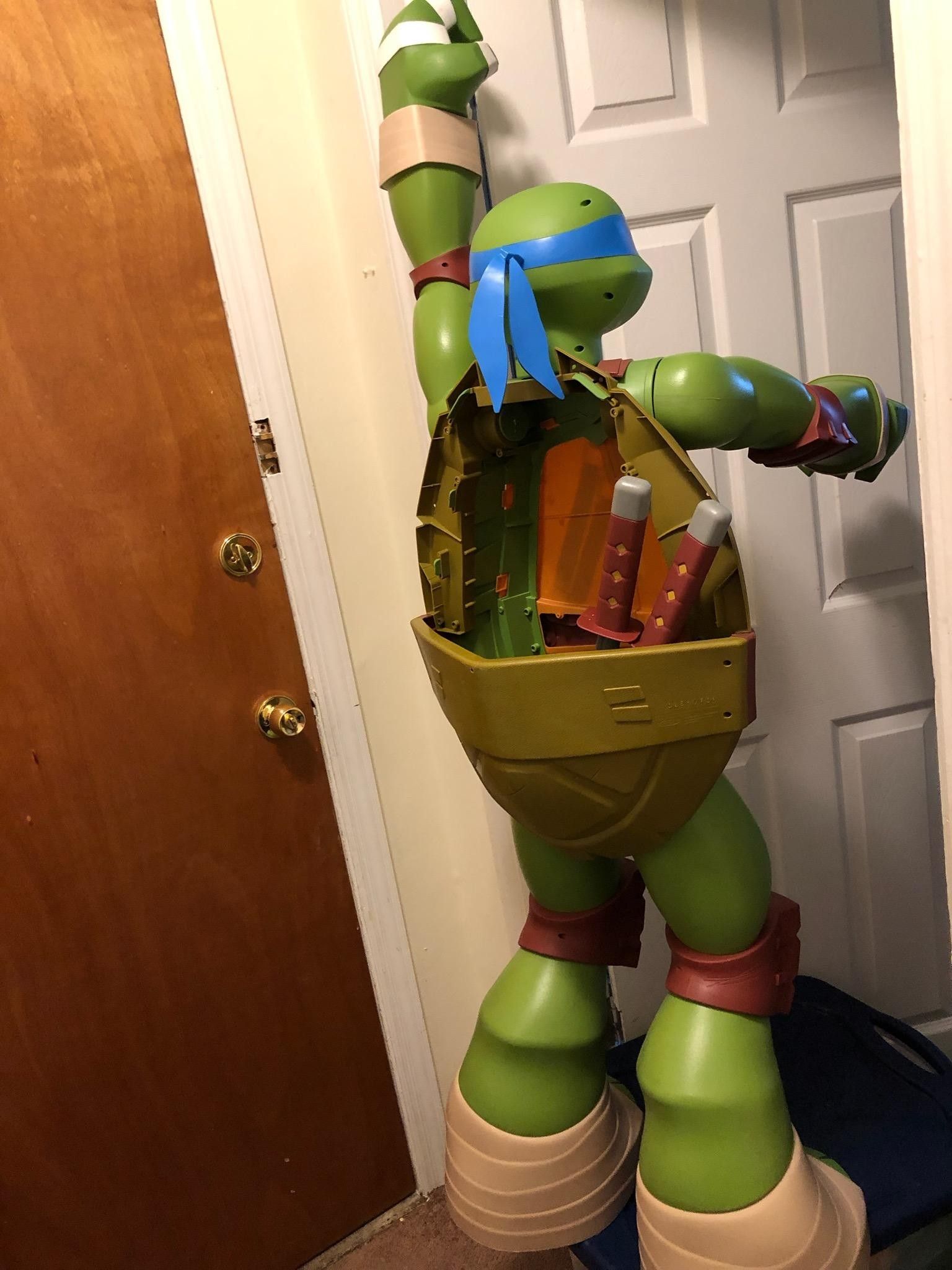 My size Kids ninja turtle/ toy storage in shell