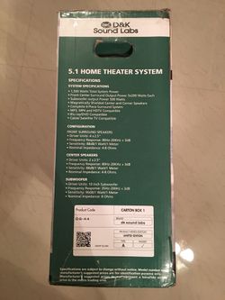 D&k sound hotsell labs 5.1