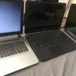 3 Laptops (Good condition, No charger)