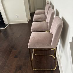 Bar Stools (4) Rose 