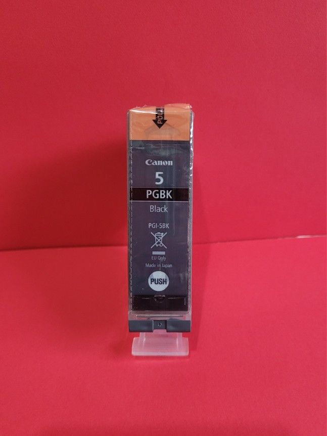 Canon PGI-5BK Black Ink Cartridge Genuine Sealed No Box.
